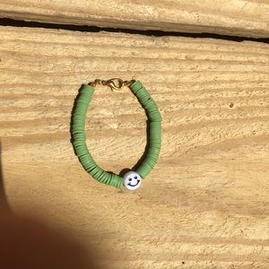 I am selling a bracelet it is homemade and I got the materials off of amazon.